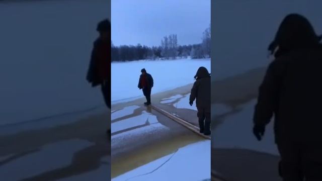 Как НЕ НАДО заходить на лёд смотреть онлайн