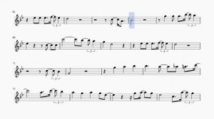 Лесоповал - Я куплю тебе дом (Белый лебедь на пруду). Ноты и минус для альт саксофона