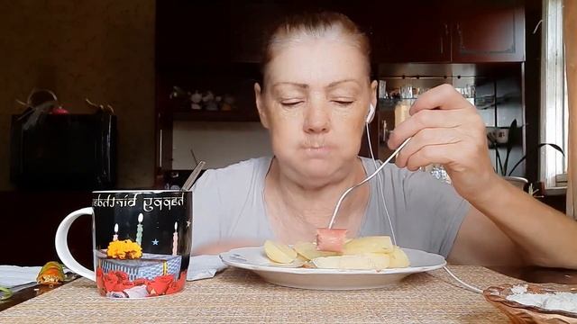 #Мукбанг   #картофель  #сосиска   #eating  #food  #mukbang  #asmr