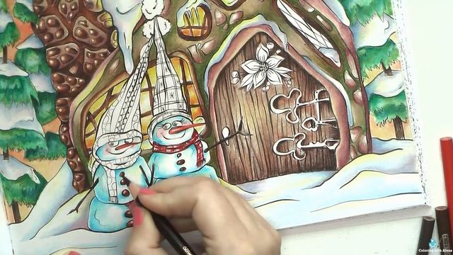 ⛄ Coloring 'GNOMES in Neighborhood' Snow House / Part 3 смотреть онлайн