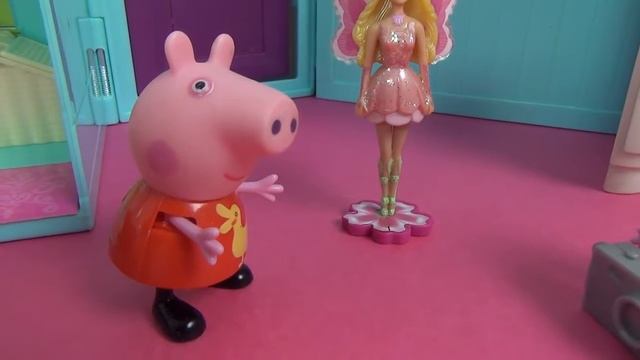 Swinka Peppa визит для Куклы Барби смотреть онлайн