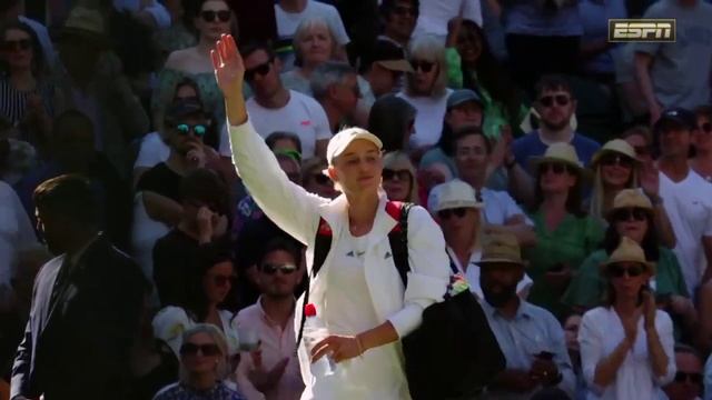 Elena Rybakina Wimbledon Championship Vignette ABC ESPN