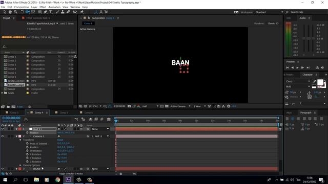 สอน After Effects - Basic 3D Camera การใช้กล้องเบื้องต้น смотреть онлайн