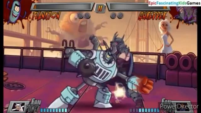 The Shredder VS Plankton In A Nickelodeon Superhero Brawl 3 Good VS Evil Match With Speed 2x смотреть онлайн
