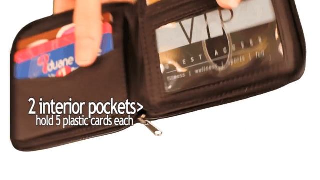 Zippered Bifold wallet смотреть онлайн