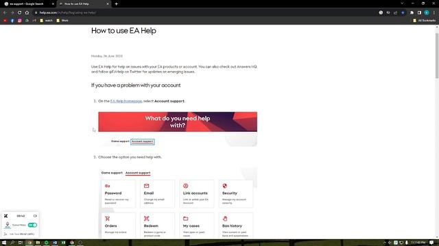 How To Contact Support in EA Account (2023 Guide) смотреть онлайн