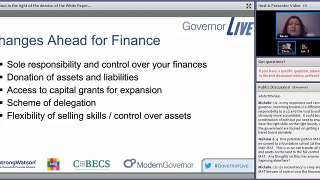 Modern Governor - Governor Live - Conversion timescales in the light of changes to the White Paper смотреть онлайн