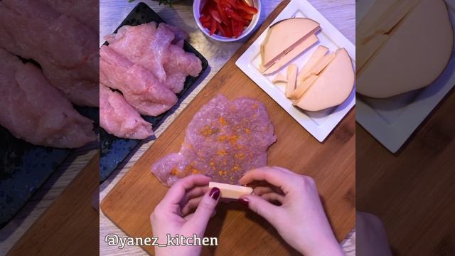 Рулетики из индейки