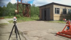 Установка Пожаротушения Роботизированная "ПОЖТЕХСПАС". Испытания системы