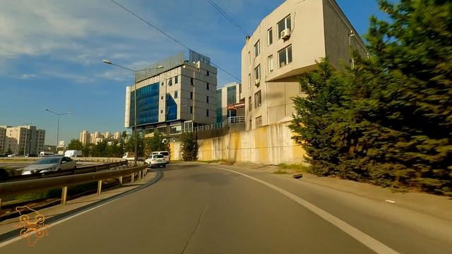 Road Trip Around The Сity Of Istanbul. Turkey. Car Ride. 4k.