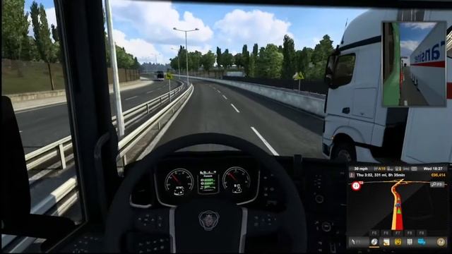 Euro Truck Simulator 2- Seltier's first delivery cancel, and it was costly. смотреть онлайн