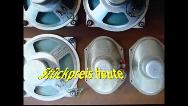 Vintage Lautsprecher SABA - Permadyn (ALniCo) 19-200/ 1672 CU 40/5 Ohm 10k Gauss смотреть онлайн