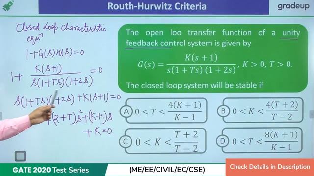 GATE 2020 | Control System | Routh-Hurwitz and Various Plots (Bode Plot) смотреть онлайн