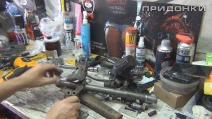 Ремонт траверсы Honda DIO перед установкой в китайскую раму