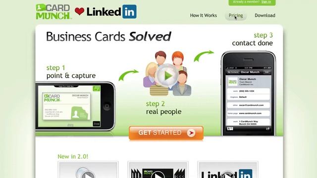How to scan your business cards in as linkedin contacts, for free