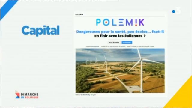 Dimanche en politique Eoliennes en Allier FR3 2 fev 2020 смотреть онлайн