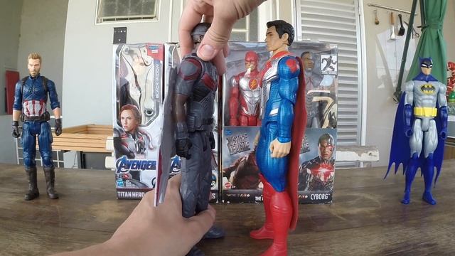Bonecos Super-Homem, The Flash, Capitão América, Cyborg, Batman, Pantera Negra, Viúva Negra - Marve смотреть онлайн