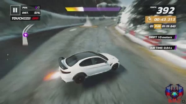 Grand Prix Round 6 Alfa Romeo Giulia GTAm Slippery When Icy 4⭐OC -1:18.679 ручное,1⭐OC-1:30.380 TD