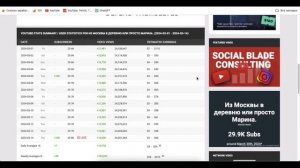 Из Москвы в деревню или просто Марина доход с монетизации контента