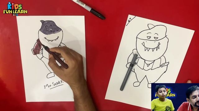 How to draw Mr. Shark from bad guys смотреть онлайн