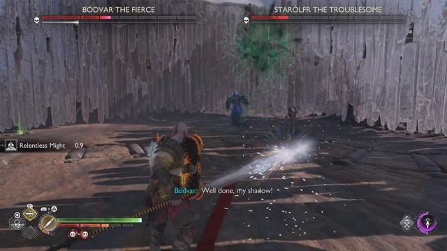 God of War Ragnarök: Bodvar The Fierce, Starolfr the Troublesome смотреть онлайн