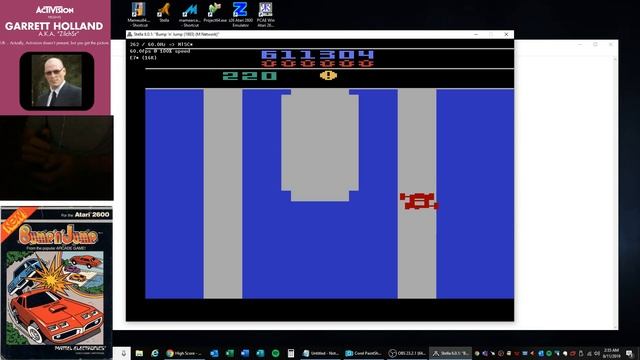 Bump N Jump - Atari 2600 EMU - 1,111,128 *EMU WR* смотреть онлайн