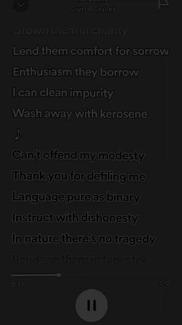 Kerosene - Crystal Castles (Spotify lyrics) FLASH WARNING ⚠️ #capcut #spotify #lyrics #kerosene смотреть онлайн