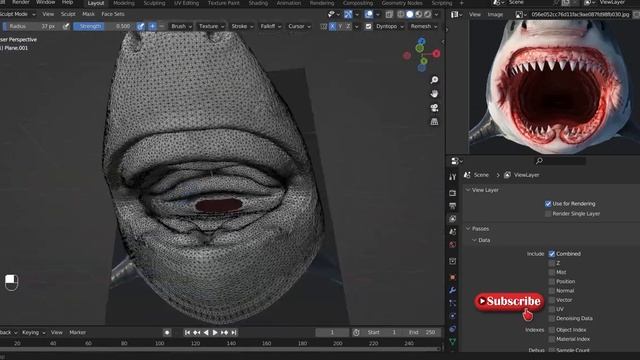 Shark Modeling in Blender | Part 03 | Blender Tutorial @3d_animal.factory смотреть онлайн
