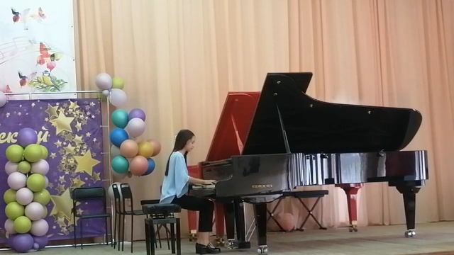 И. С. Бах Алеманда из Французской сюиты E dur исп. Опанасюк Дарина 12 лет смотреть онлайн