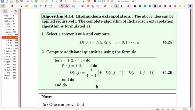 MathTalent Numerical Analysis Sec 4.2 Richardson Extrapolation смотреть онлайн
