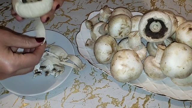 Шампиньоны в духовке .Вкуснятина. /Շամպինիոն ջեռոցում /mushrooms In The Oven