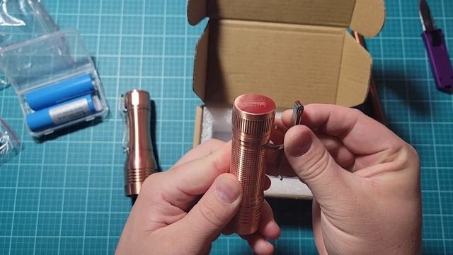 Emisar Noctigon Hank Lights D4K And KR1 Copper Unboxing