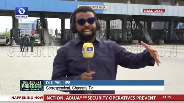Channels TV Correspondent Gives Situation Update On Lekki Toll Gate смотреть онлайн
