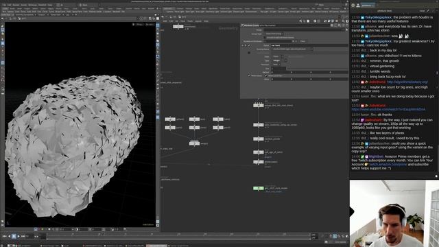Procedural Growth Spread Part2 #Houdini #VEX [Stream 2020 09 27] смотреть онлайн