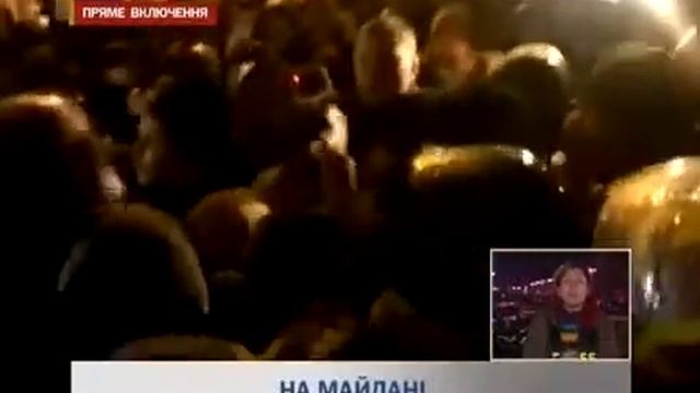 Нестора Шуфрича пытались вытащить на Майдан смотреть онлайн