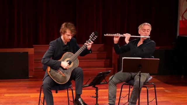 M. Giuliani Nocturne 7 with Nicolas Lestoquoy on guitar смотреть онлайн