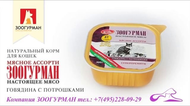 ЗООГУРМАН - корм для животных! смотреть онлайн