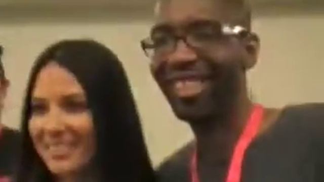 Olivia Munn and Me at the Star Wars fan film panel during Comic con 09 смотреть онлайн