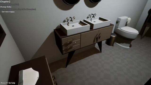 Симулятор отца. Гоняю лысого на камеру (the baby in yellow) смотреть онлайн