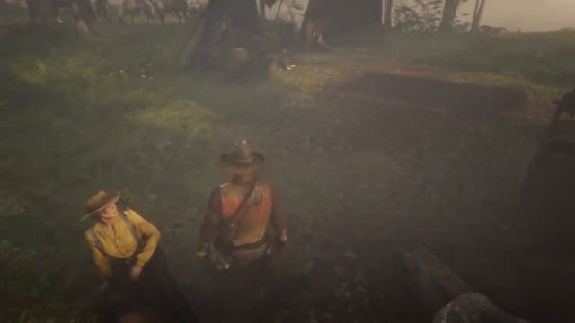 Arthur Morgan Flirting with Sadie Adler смотреть онлайн