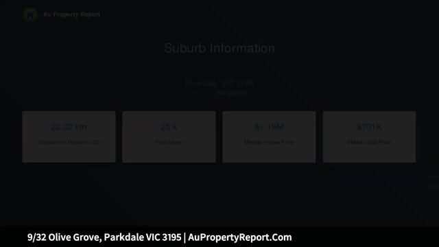 9/32 Olive Grove, Parkdale VIC 3195 | AuPropertyReport.Com смотреть онлайн