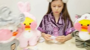 #lalafanfan распаковка посылки для утки на 100 000 subscribers #лалафанфан утя из тт Duck unboxing