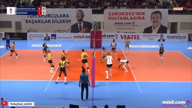 Zehra Güneş | 6 monster blocks │Cukurova Bld vs VakıfBank | Turkish Volleyball League 2022/23 смотреть онлайн