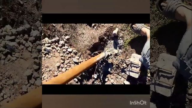 Немного о том как я делал основание для своего небольшого забора. смотреть онлайн