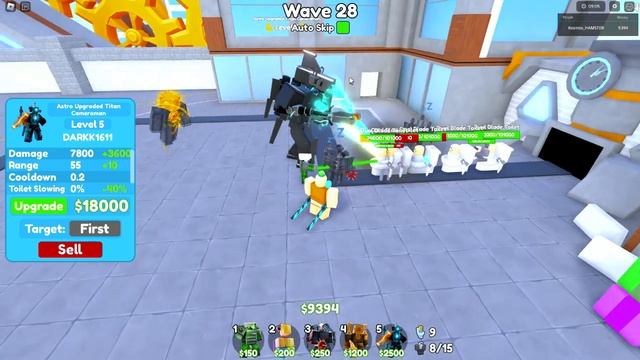 ПРОВЕРЯЮ ЮНИТА АСТРО КАМЕРА ТИТАН (Toilet Tower Defense) смотреть онлайн