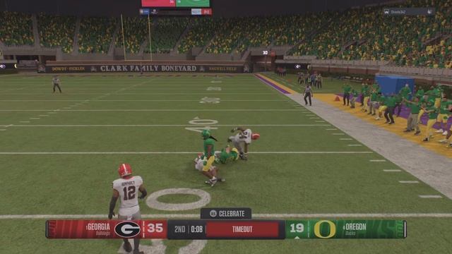 EA SPORTS College Football 25 Georgia VS Oregon Epic Come Back! смотреть онлайн