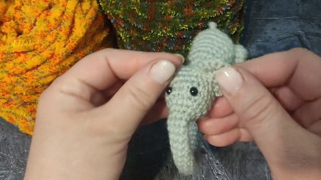 Слоник-браслет. Вязание крючком смотреть онлайн