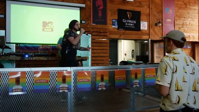 Damz Doherty Performing Bizniz Live At Breaking Down Borders Belfast Hip Hop Night In The Hudson Ba