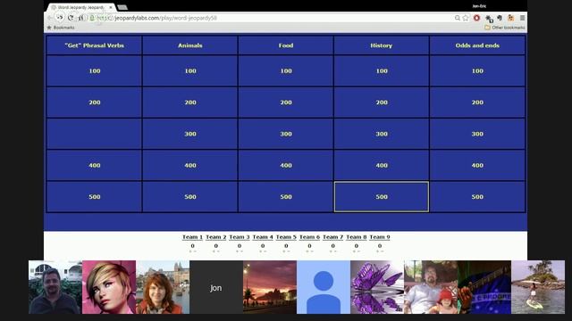 Jon-Eric's Language Games Word Jeopardy смотреть онлайн
