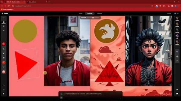 How To Generate Realtime|AI Image Upscaler And Enhancer With Krea AI|AI Patterns And Logo Illusions